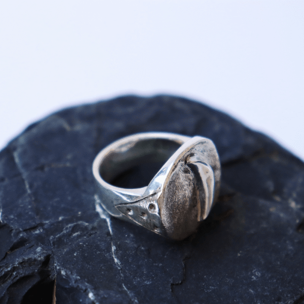 Aσημένιο signature δαχτυλίδ