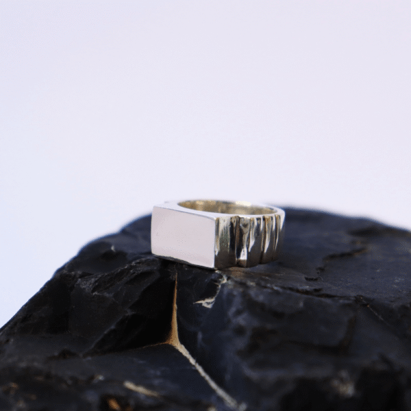 Ασημένιο statement δαχτυλίδι